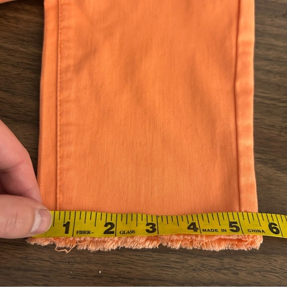 NWT Olivia FDJ jeans mid rise ankle raw hemmed 4 - Picture 15 of 15